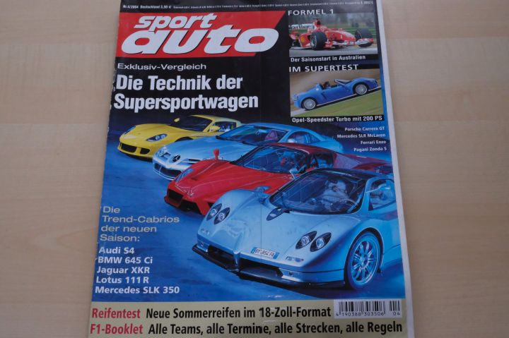 Deckblatt Sport Auto (04/2004)